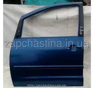 Дверь передняя левая VW Sharan, синяя