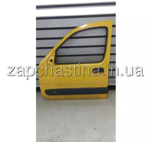 Дверь передняя левая желтая Renault Kangoo