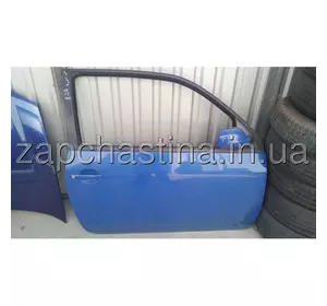 Дверь передняя правая VW Lupo, синяя