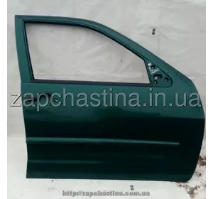 Дверь передняя правая VW Caddy 2, зеленая
